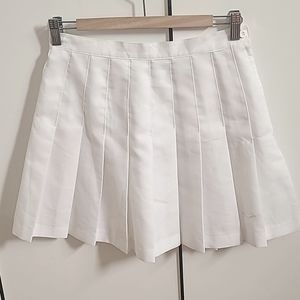 White Reebok Pleated skirt